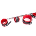 Spreader Bar deluxe set - Red Leather