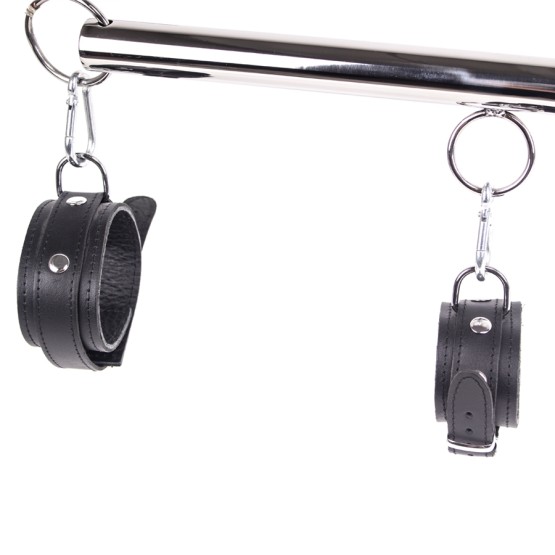 Spreader Bar set - Black Leather