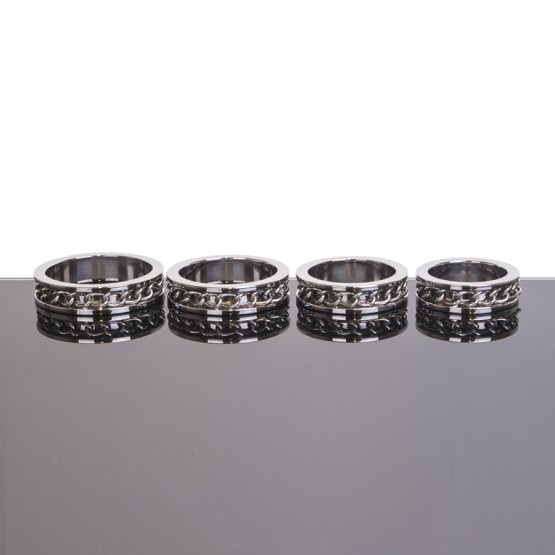 Chain Link Cockring - 40mm