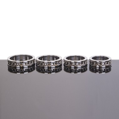 Chain Link Cockring - 55 mm