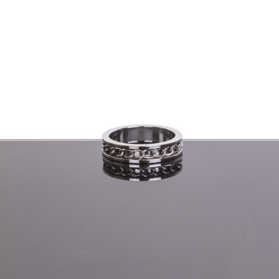 Chain Link Cockring - 55 mm