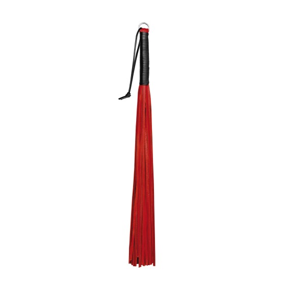 Leather Red Whip Soft - 24 Strings
