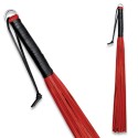 Leather Red Whip Soft - 24 Strings