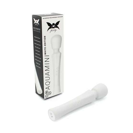 Pixey Aquamini White Edition mini wand vibrator kopen | SecretLoveToys