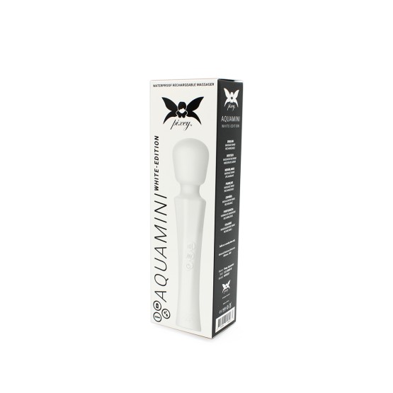 Pixey Aquamini White Edition mini wand vibrator kopen | SecretLoveToys