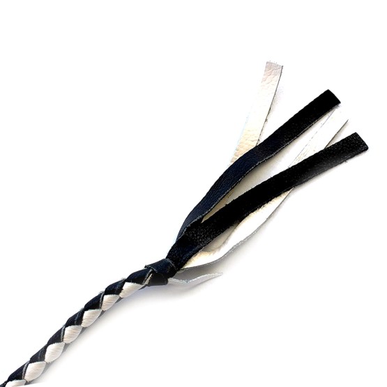 Whip 190 cm Black & White