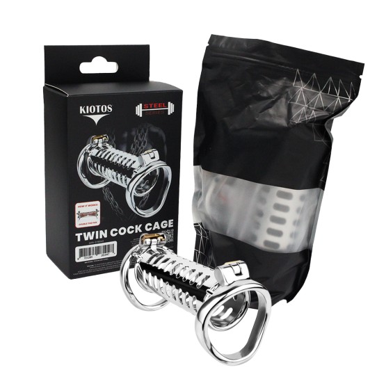 Twin Cock Cage