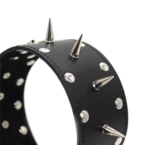Leather Collar Spiked