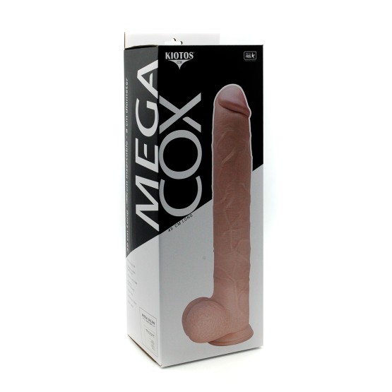 Kiotos Cox Mega Flesh 09 XXL Dildo 49 cm | Mega Dildo met Zuignap