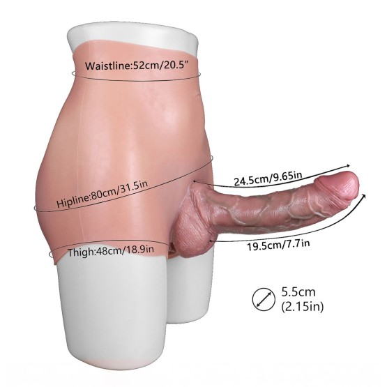 Realistic Silicone Body Form Penis & Belly