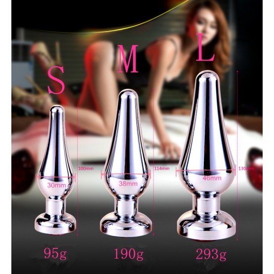 Buttplug aluminium Medium 2