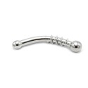 Curve Steel Dildo Twisted