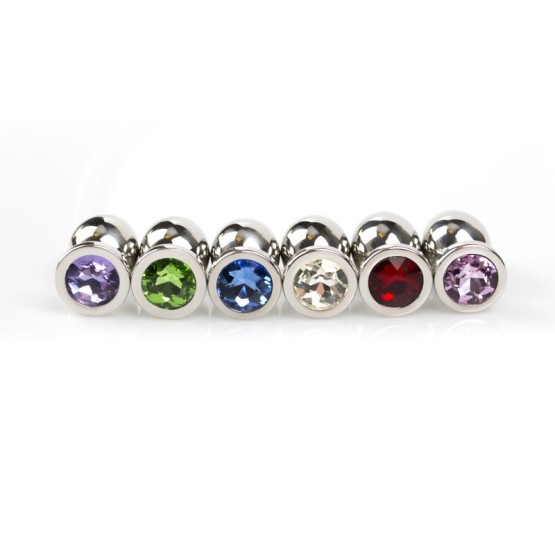 Jewel Buttplug - Medium Red