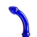 Glass Dildo Blue Curve