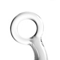 Glass Dildo Clear Butt Plug & O-ring