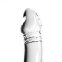 Glass Dildo Clear Double