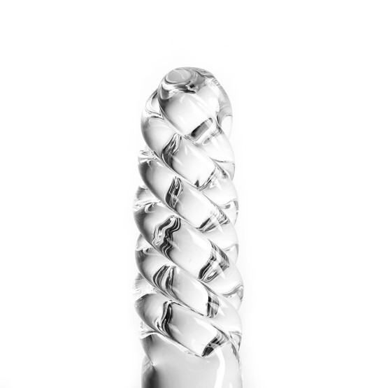 Glass Dildo Clear Double