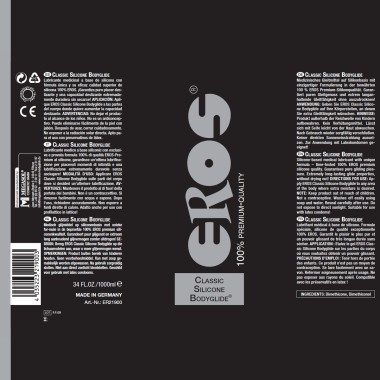 EROS Classic Silicone Bodyglide 1000ml