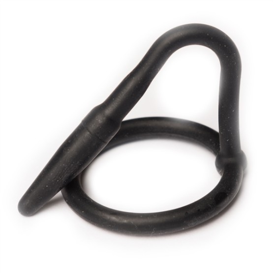 Sport Fucker Silicone Cock Plug - Black