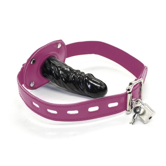 Penis mouth gag Long Pink