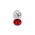 Buttplug Aluminium Red Medium