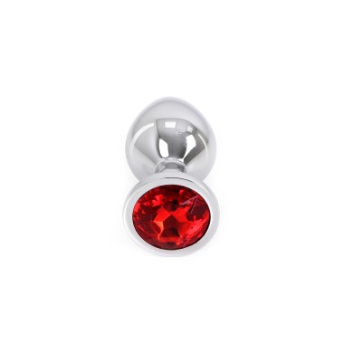 Buttplug Aluminium Red Medium