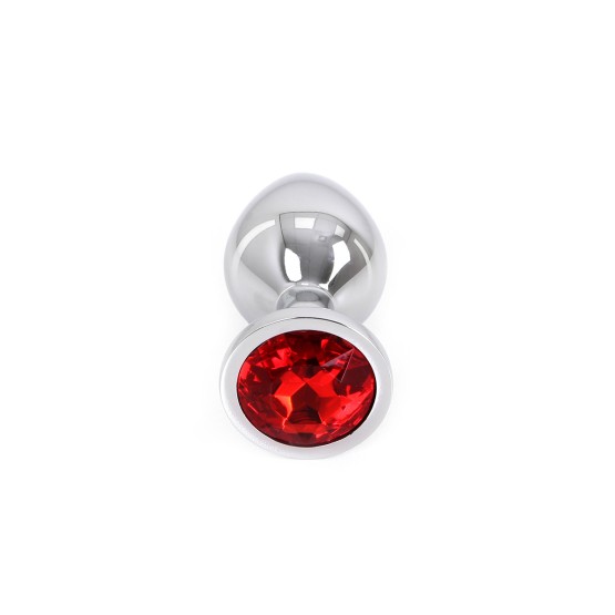 Buttplug Aluminium Red Medium