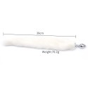 Fox Tail Plug White - Short