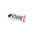 Ribbed Buttplug Pink