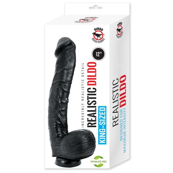 Dinoo King-Size Cock - Curved Black