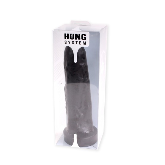 Hung System Uncut Black Dildo