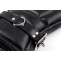 BDSM Leather Mitts Black