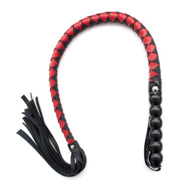 Mahogany Short Whip Black & Red
