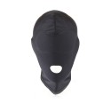 Black BDSM Hood Mouth Only