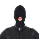 Black BDSM Hood Mouth Only