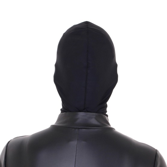 Black BDSM Hood Mouth Only