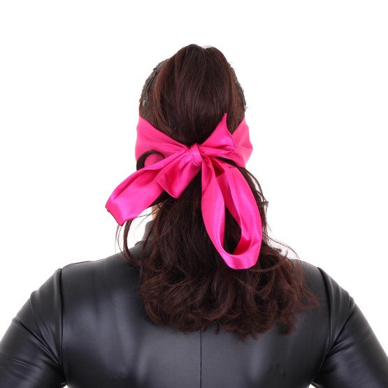 Rose Blindfold Satin Look