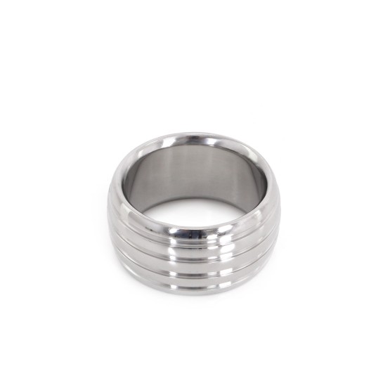 Fancy Steel Donut Cockring 40 mm