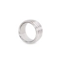 Fancy Steel Donut Cockring 40 mm