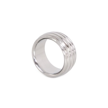 Fancy Steel Donut Cockring 45 mm