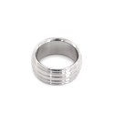 Fancy Steel Donut Cockring 45 mm