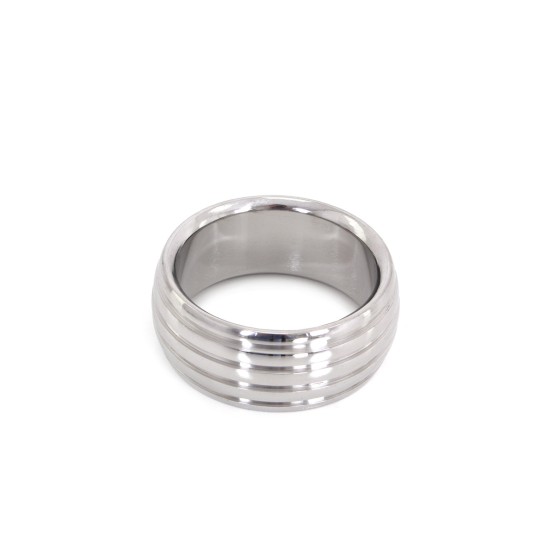 Fancy Steel Donut Cockring 50 mm