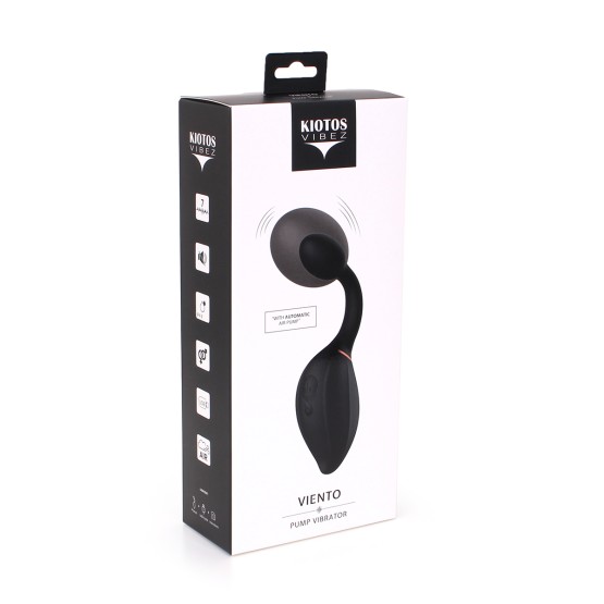 Kiotos Vibez Viento Pump Vibrator kopen | Opblaasbare Prostaat Vibrator