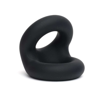 Liquid Silicone Rugby Ring - Black