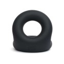 Liquid Silicone Rugby Ring - Black