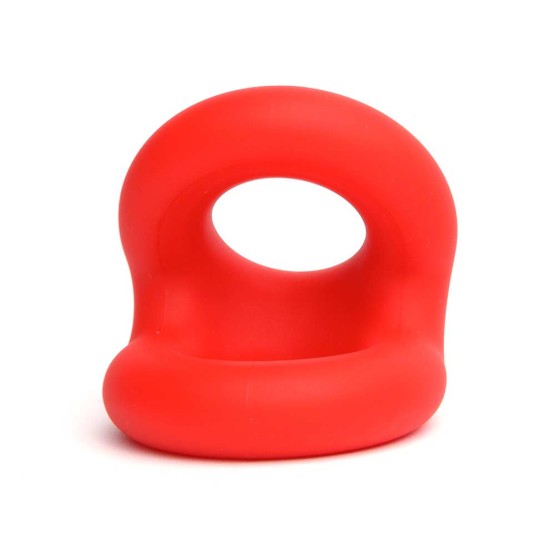 Liquid Silicone Rugby Ring - Red