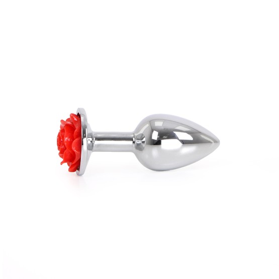 Aluminium Buttplug Red Rose