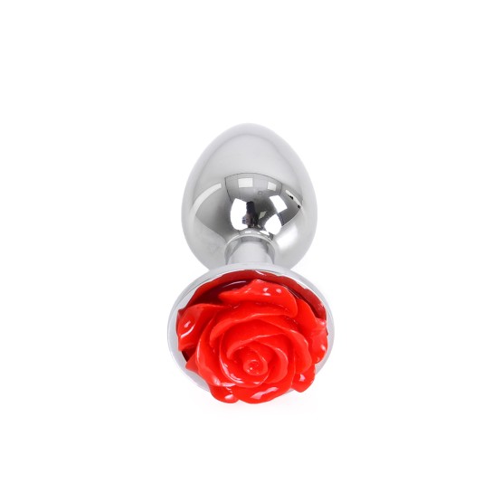 Aluminium Buttplug Red Rose