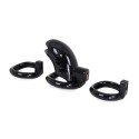 Plastic Chastity Cage Black