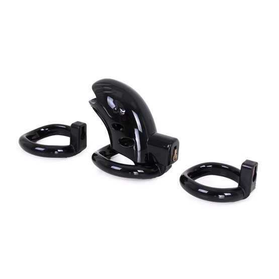 Plastic Chastity Cage Black